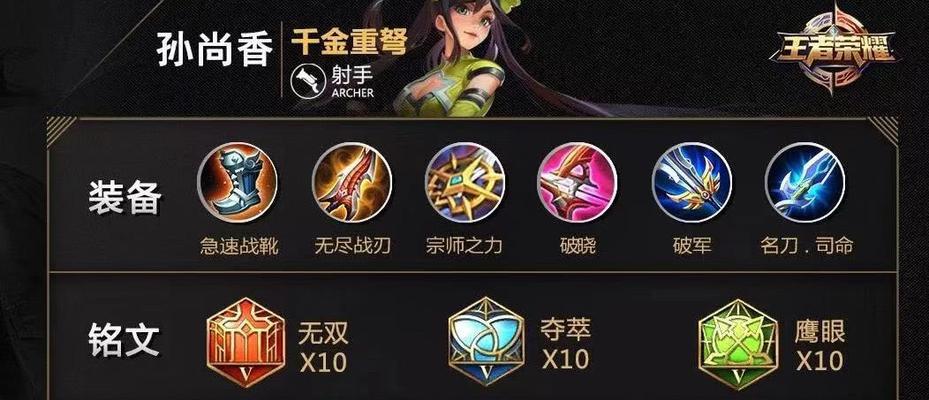 《英雄联盟射手符文出装攻略》（为你揭秘射手符文出装的最佳选择！）