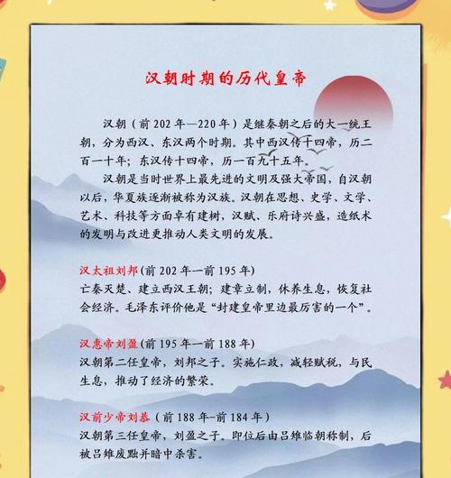 深入探索汉王的纷争攻略（历史演绎与谋略智慧解析）